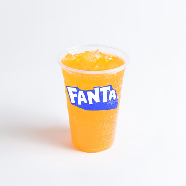 Bottle fanta.