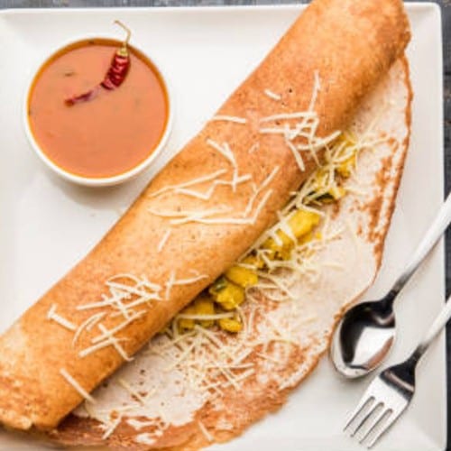 Cheese Masala Dosa.