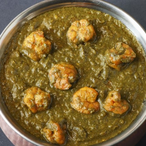 Shrimp Saag.