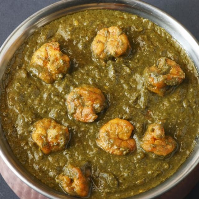 Shrimp Saag.