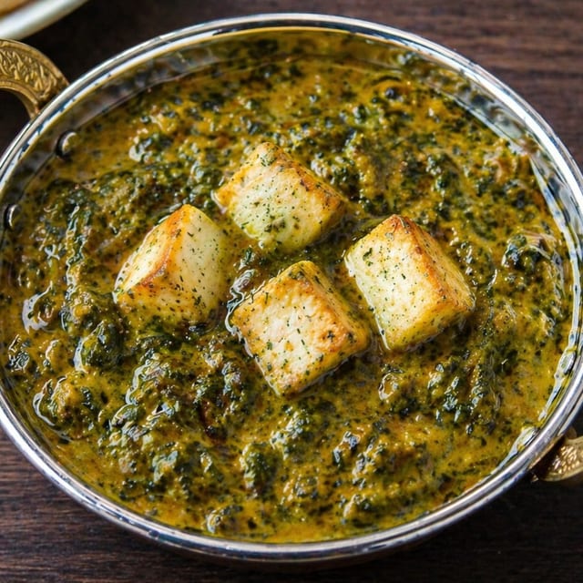 Saag Paneer Tray.