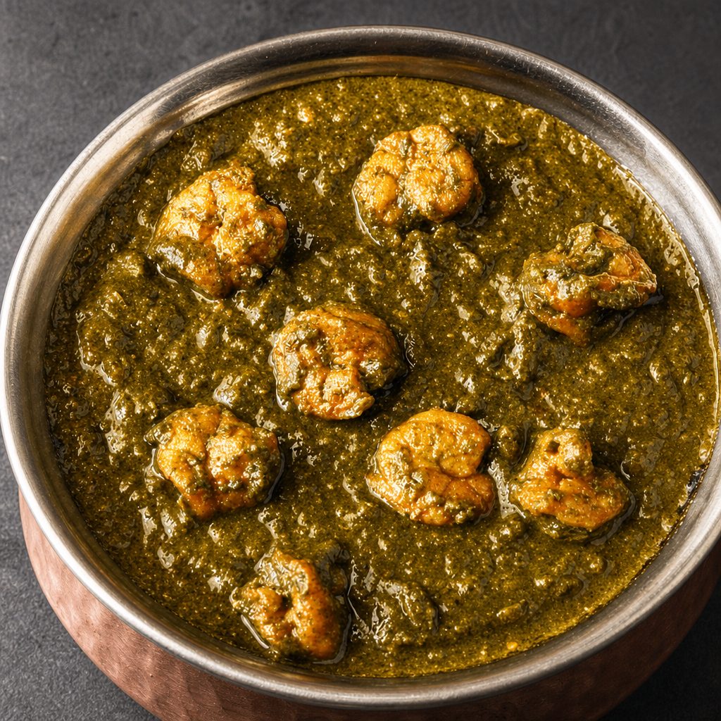 Shrimp Saag.