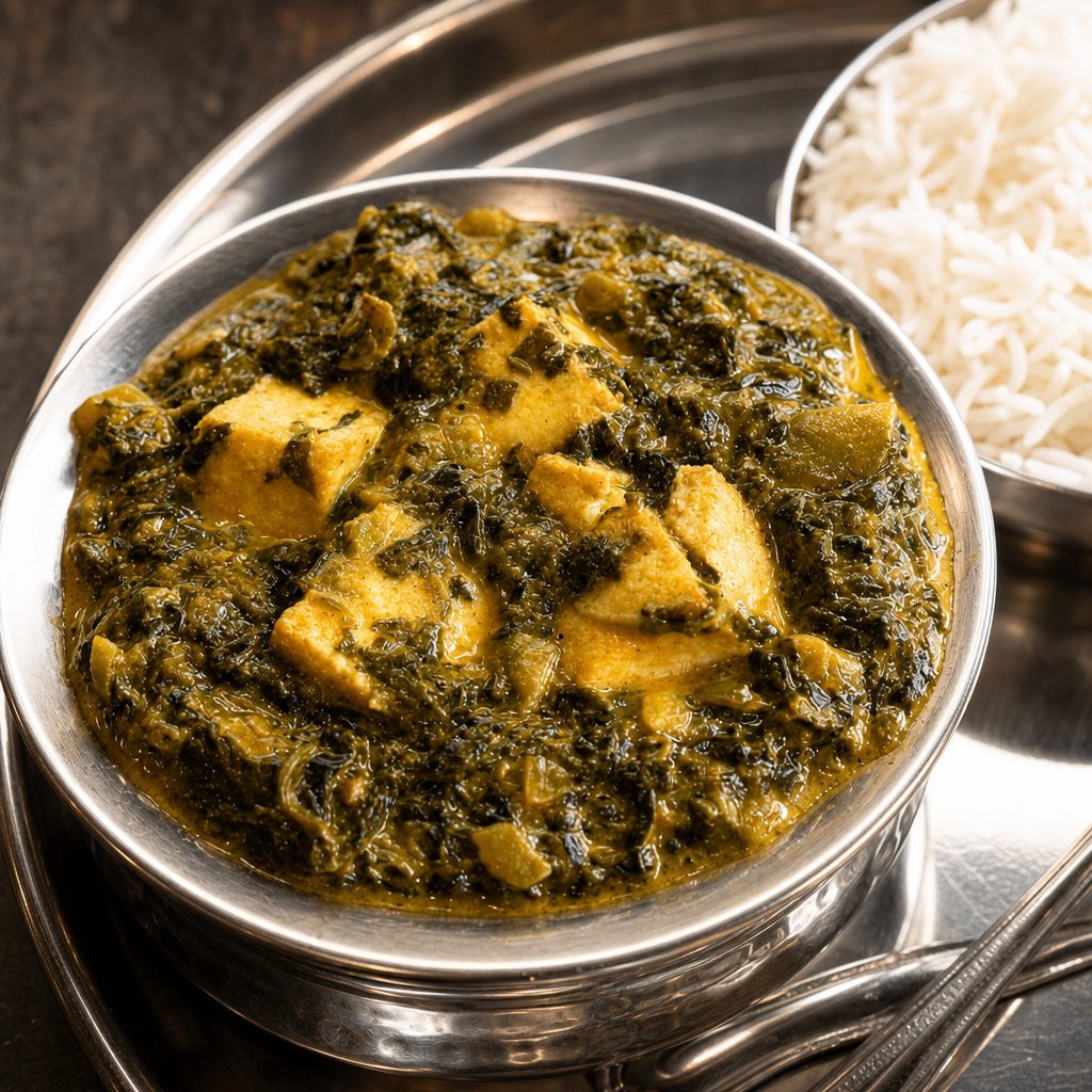 Saag Paneer.