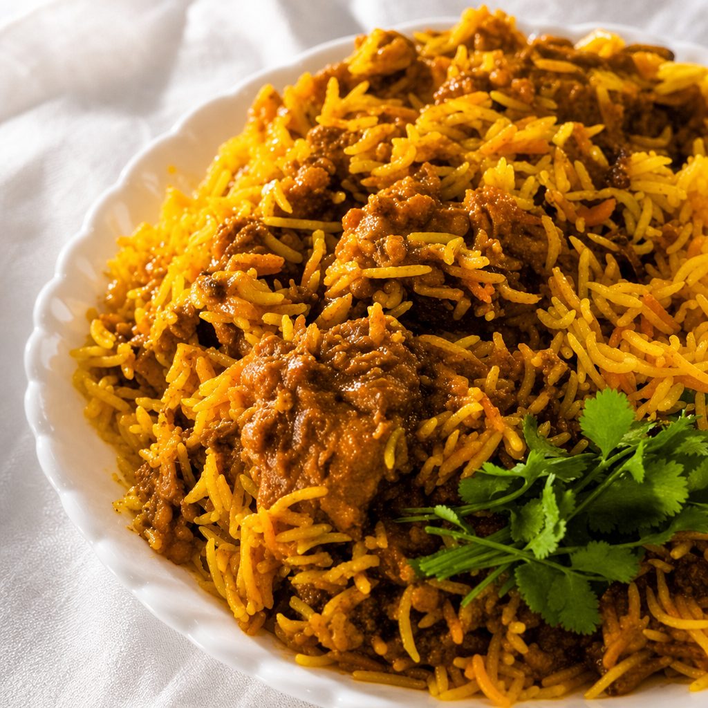 Lamb Biryani.
