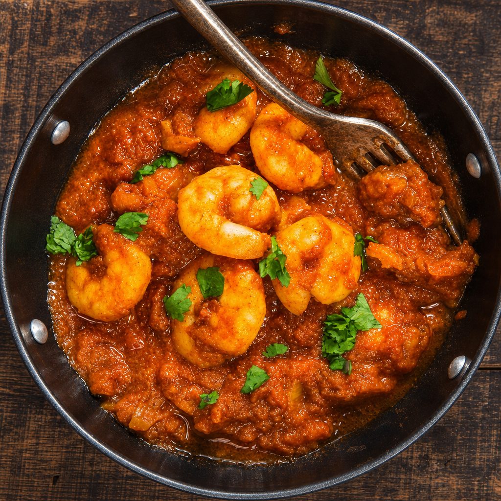 Shrimp Vindaloo.